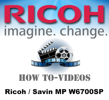 Ricoh MP W6700SP | Helpful Videos